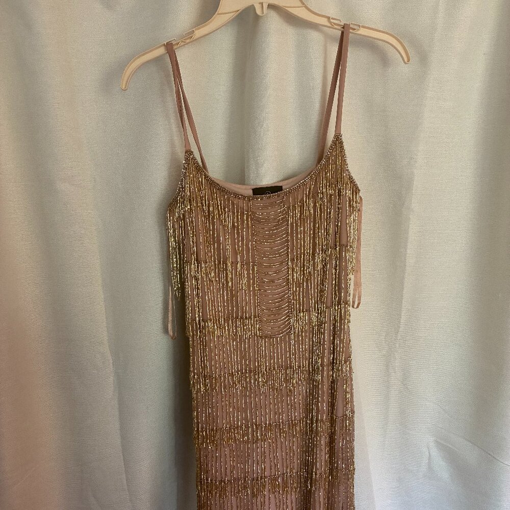 Adrianna Papell Beaded Minidress